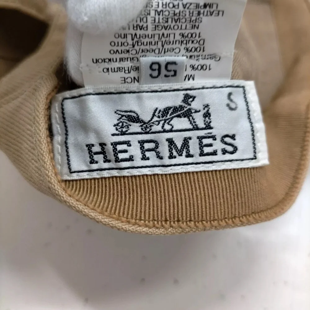 Hermes Cap Beiges Jute 56CM - Picture 7 of 9